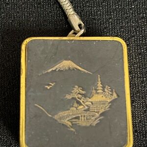 Vintage Japanese CLOVER Music Box Keychain – Signed “CLOVER”